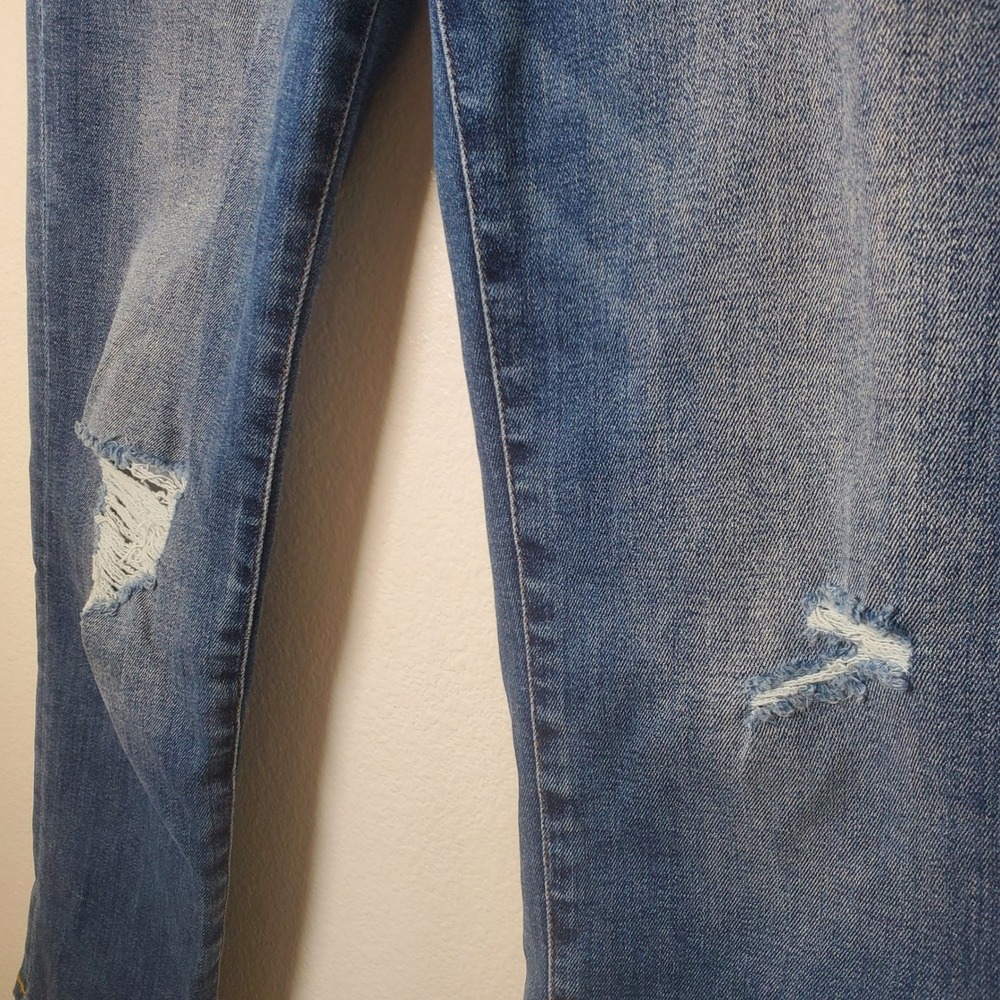 KUT from the Kloth Reese High Rise Fab Ab Ankle Straight Leg Jeans Blue Size 10 - Picture 8 of 13